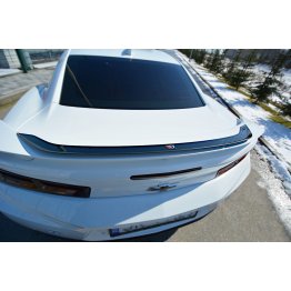 Накладка сплиттер на спойлер багажника на Chevrolet Camaro VI 2SS